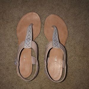 Nude sandals